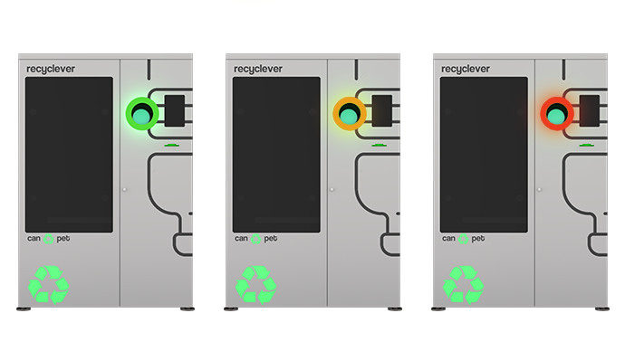 Recyclever Rückgabeautomaten